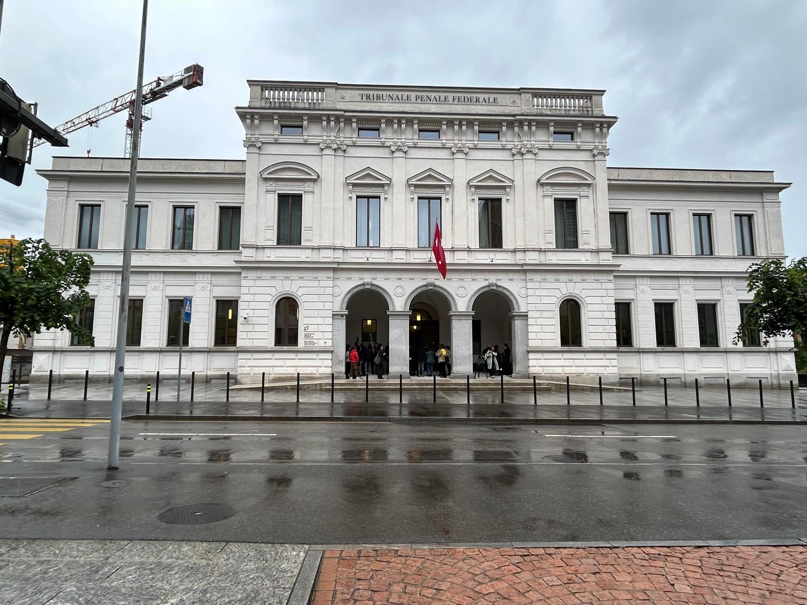 Exterior of a court building