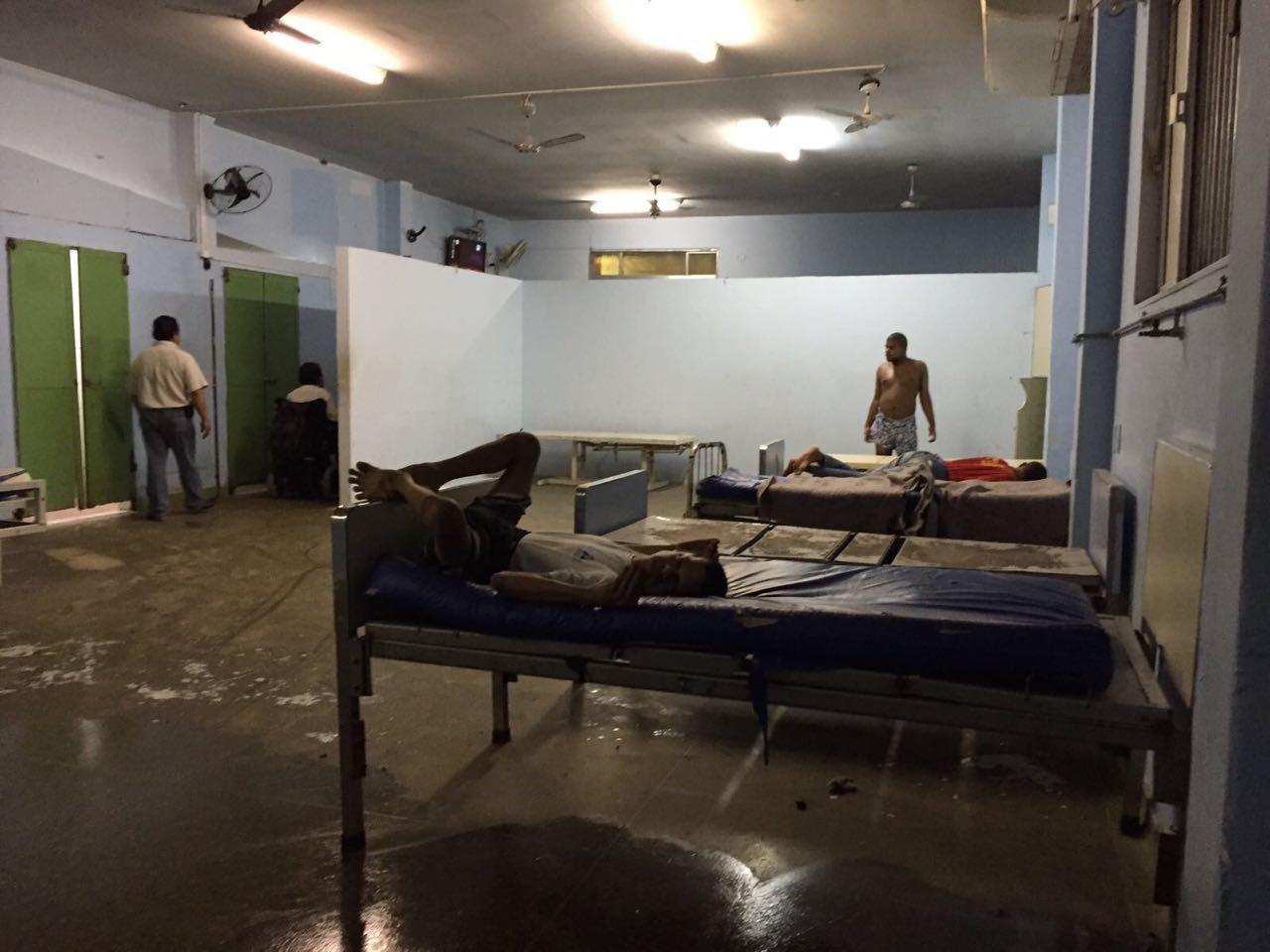 A psychiatric ward in an institution in Rio de Janeiro. Residents of most institutions in Brazil live in depersonalized conditions, have few if any personal belongings, and have little or no privacy.