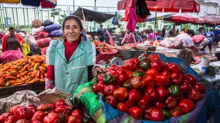 Luzmila Elba Rojas Morales is a food vendor in Lima, Peru and part of a national network of self-employed workers RENATTA (Red Nacional de Trabajadoras/es Autoempleadas) that works closely with WIEGO (Women in Informal Employment: Globalizing and Organizing) including on occupational health and safety and social inclusion campaigns. 