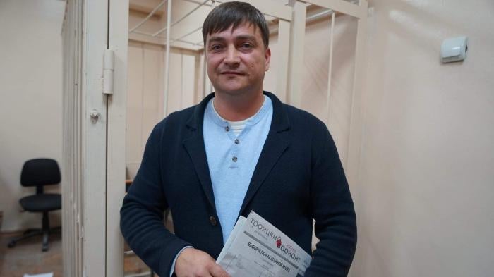 Vyacheslav Yegorov at Kolomna court, 2021