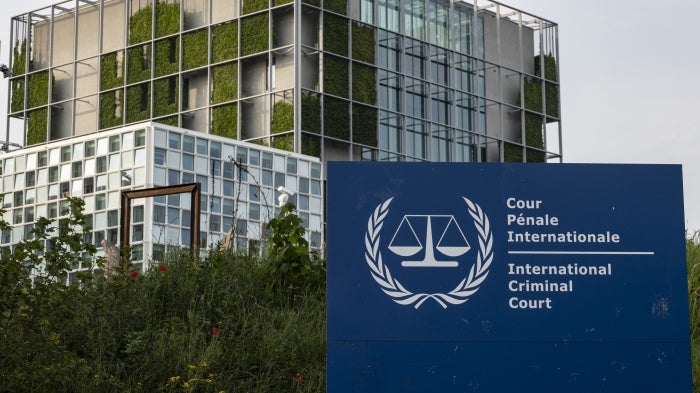 The International Criminal Court in The Hague, Netherlands, July 2025. 