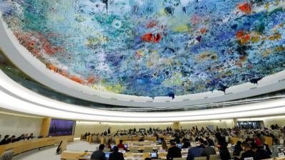 The 36th Session of the Human Rights Council at the United Nations in Geneva, Switzerland. 
