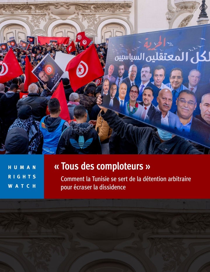 Report cover in French