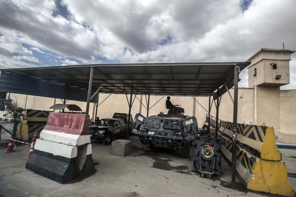 Exterior of a prison