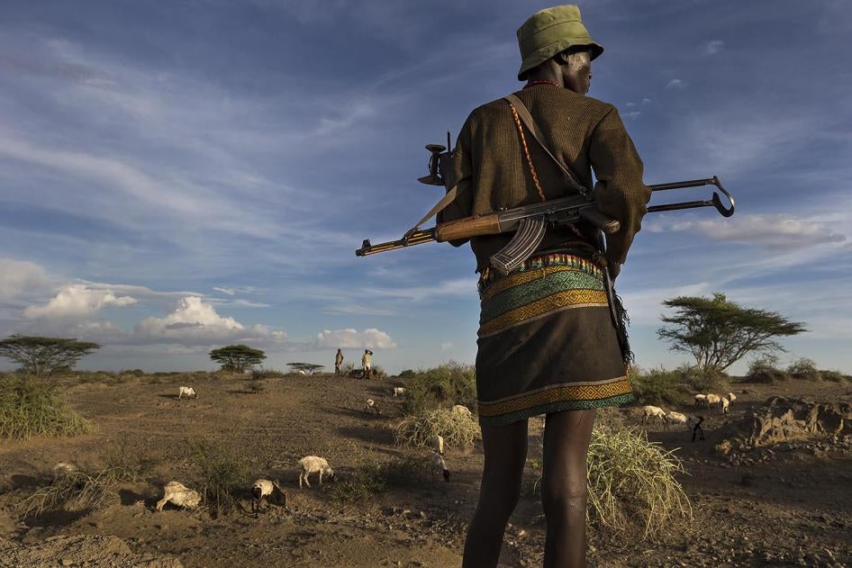 villagers carry firearms