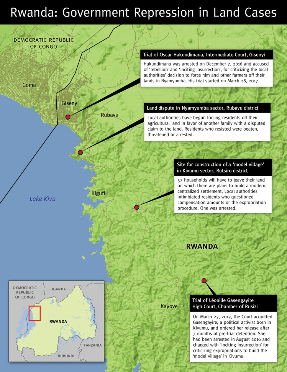 Government repression in land cases.