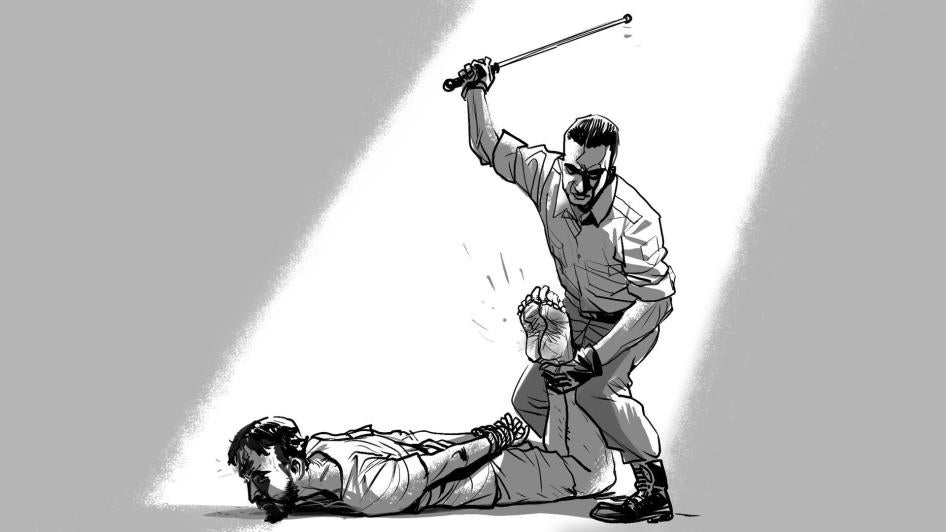 Mahmoud said he was beaten on the soles of his feet many times while in detention as a form of punishment, including for requesting to call and speak to his family.