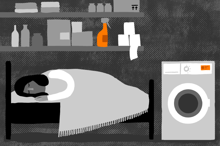 Inadequate sleeping conditions