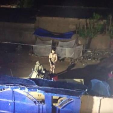Security forces standing outside the headquarters of The Transformers opposition party in N’Djamena, Chad’s on September 2, 2022.