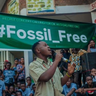 Un concert pour le climat organisé par des activistes congolais à Goma (RD Congo), le 23 septembre 2023.