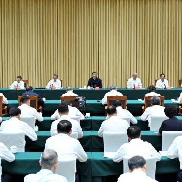 Chinese President Xi Jinping delivers a speech in Urumqi, in northwest China's Xinjiang Uygur Autonomous Region, August 26, 2023. 