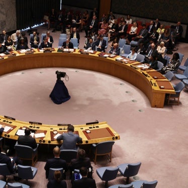 Members meet for a United Nations Security Council meeting in New York City, July 17, 2023.