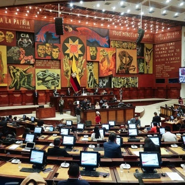 Ecuador's National Assembly in Quito on October 23, 2024. 