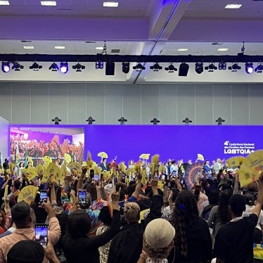 The opening ceremony of the 4th National Conference on the Rights of LGBTIQIA+ People in Brasilia, Brazil on October 21, 2025.