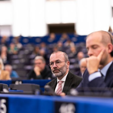  Chairman of the EPP Group, Manfred Weber (C), during a plenary session of the European Parliament in Strasbourg, France, October 6, 2025.