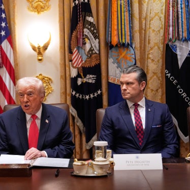 President Donald Trump speaks during a Cabinet meeting