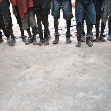 More than a dozen talibé boys between the ages of 6 and 14 were found shackled with iron bars in their Quranic school in Diourbel,Senegal